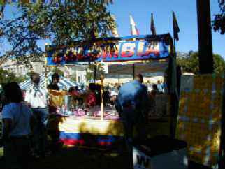 Colombian Booth in Fiesta Indianapolis 2000