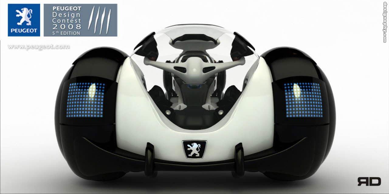 Colombian student Carlos Torres, Winner of Peugeot Design Contest 2008